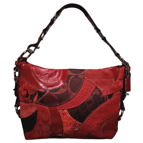 Coach Carly Patchwork Hobo shoulder bag. - Picture 3 of 12